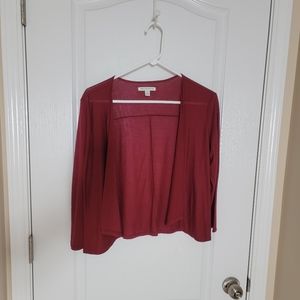 Woman's AEO Crop Semi-Sheer Cardigan